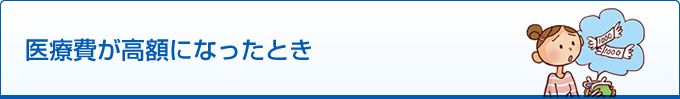 医療費が高額になったとき